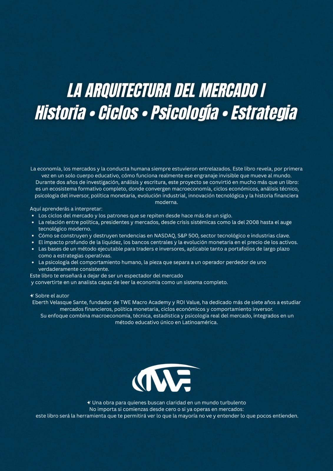 Contraportada del libro - TWE Macro Academy